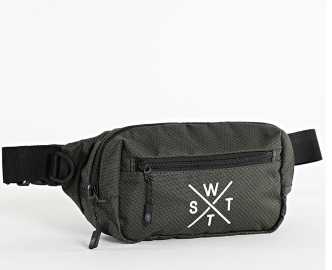 Sacoche banane Watts Carbon Kaki