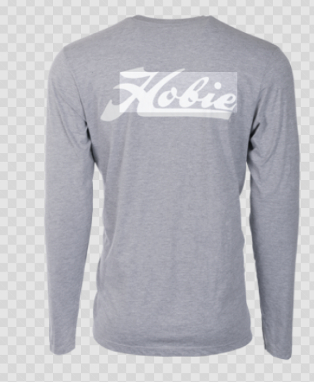 T-shirt gris homme HOBIE Script  (65074)