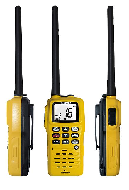 RT411+ – VHF Portable  6W Navicom IPX6